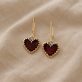 Boho Heart Design Earrings