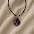 Tree of Life Necklace with Amethyst