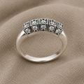 Luxurious Vintage Zirconia Ring