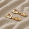 Majestic Sculpted Lattice Earrings