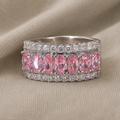 Oval Cluster Ring