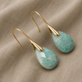 Sophisticated Amazonite Drop Earrings