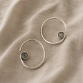 Minimalist Spiral Earrings