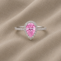 Timeless Halo Ring with Zirconia